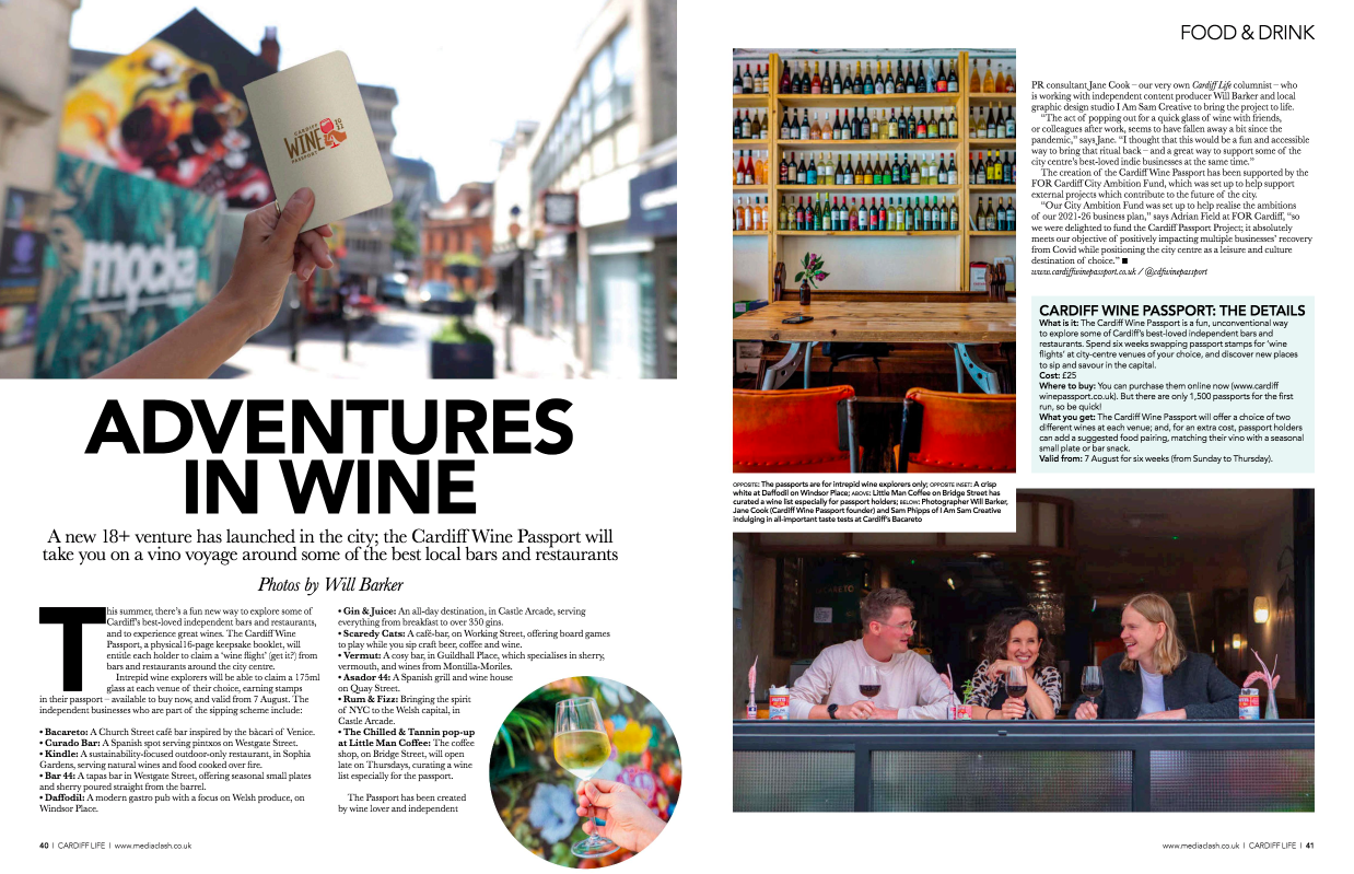 THE 'CARDIFF WINE PASSPORT' IS BACK WITH A SUMMER EDITION - It's On Cardiff