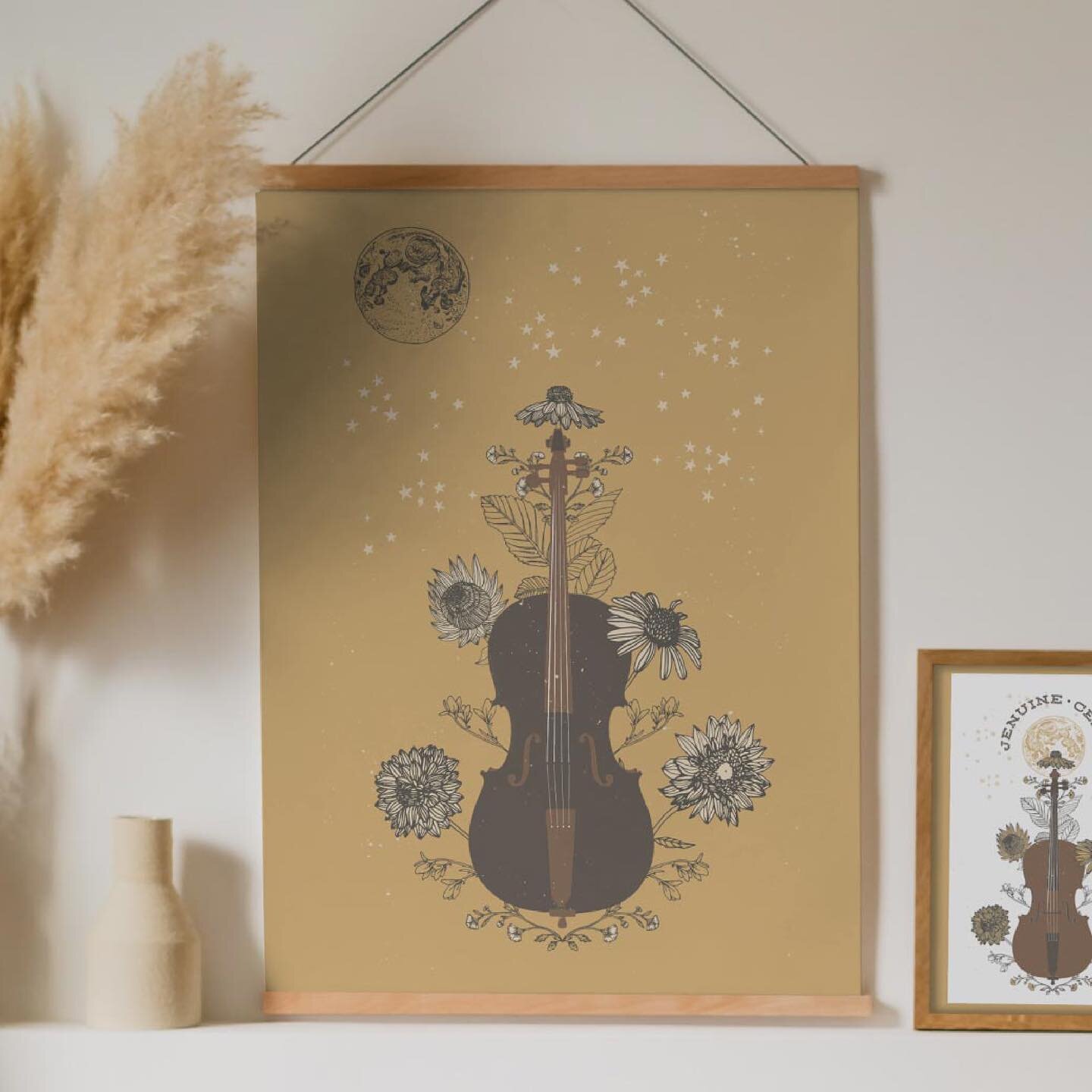 Fun illustrations I did a few years ago after I signed up for a Christmas gift exchange and was chosen to give the talented @jenuinecello a gift. So I illustrated and printed her some fun cello posters and later conceptualized  some sticker ideas. 

