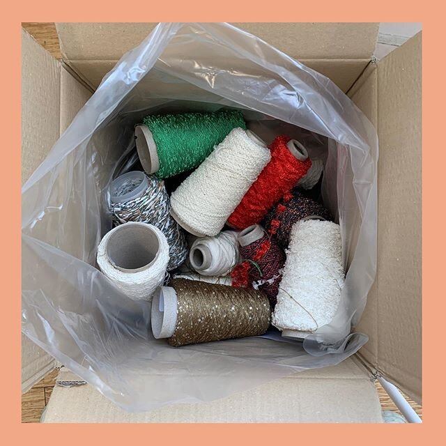 A yarn delivery! Haven&rsquo;t had one of these for a while, hopefully a sign that things are starting to get back to whatever the new normal may be 🧶#weaversofinstagram #yarn #handweaving #avia