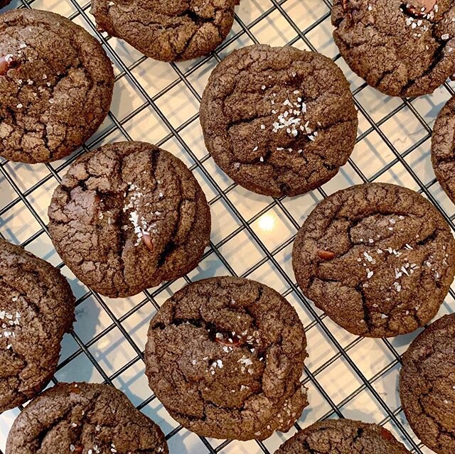 Salted Double Chocolate Chip Cookies 🍪 are life! Check out the new recipe at NeedsKneaded.com.
&bull;
&bull;
&bull;
&bull;
#cookies #homebaking #baking #chocolate #chocolatechipcookies #chocolatechipcookiedough #bakersofinstagram #bakeathome #sweets