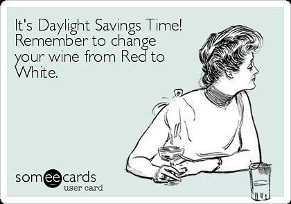 You know, it&rsquo;s really ok to drink the wine you love anytime of the year. #beveragebff #drinkwhatyoulove #daylightsavings #timechange #fthis