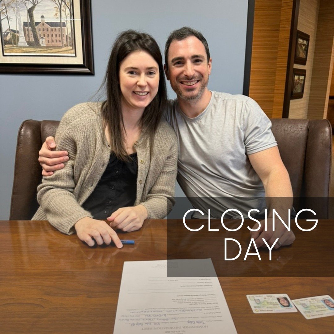 Congratulations to my first time home buying clients, Max and Kristen! 🎉⁠
⁠
I met Max and Kristen back in January at La Farm Bakery. Over a cup of coffee ☕️ we went over the home buying process in NC. They are both from Connecticut, and have been li