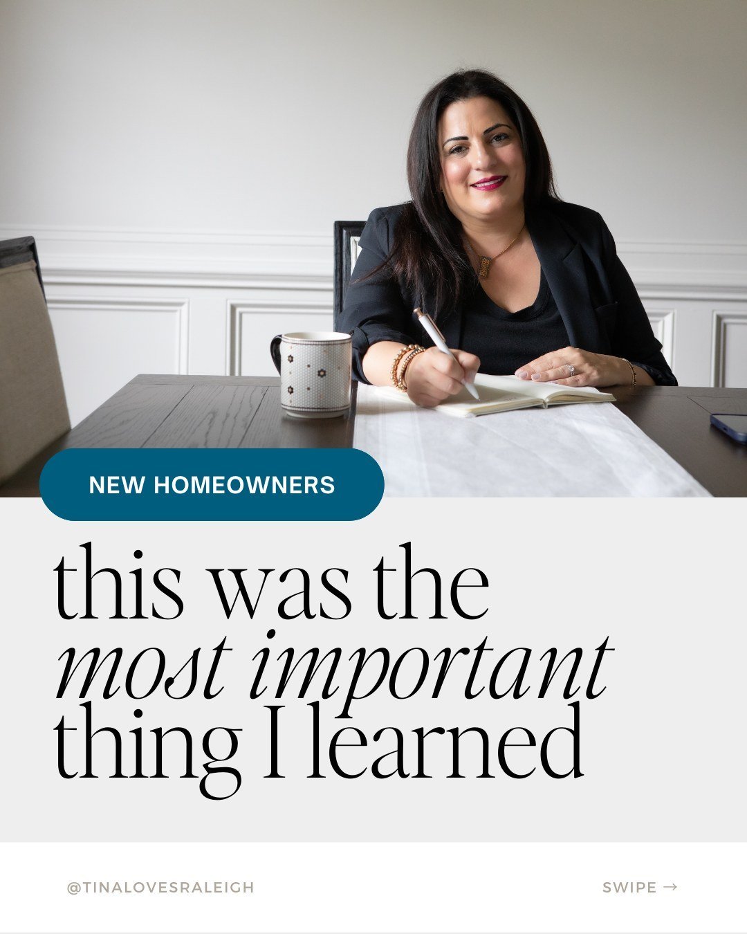 One thing I won't stop telling new homeowners?⁠
Budget for repairs and replacements.⁠
⁠
Taking this advice early in homeownership can be a lifesaver down the road.⁠
⁠
SWIPE ⬅️ ⁠
Here are some notes I&rsquo;ve shared with my buyers &mdash; I&rsquo;ve 