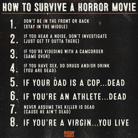 How to survive a horror movie