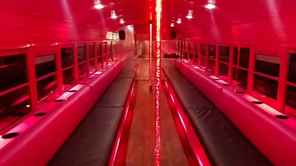 Pink Ribbon Party Bus For Sale — Quality Buses For Sale