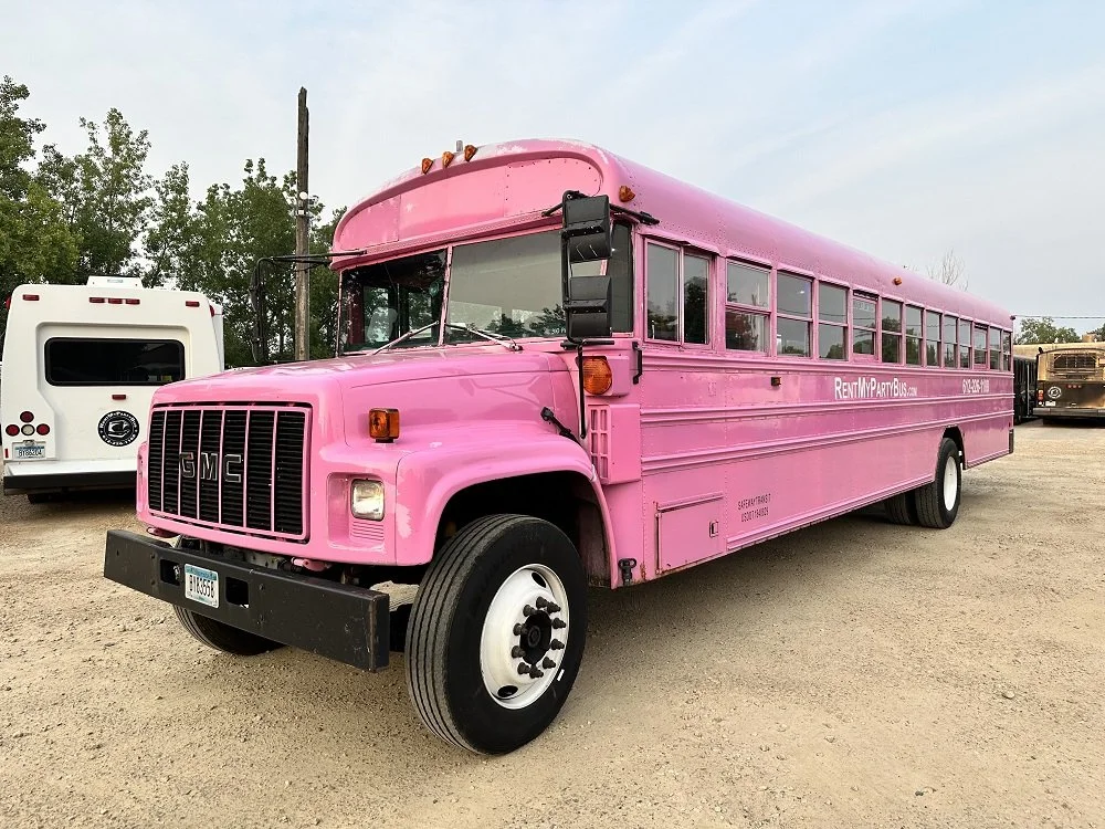 Pink Ribbon Party Bus For Sale — Quality Buses For Sale