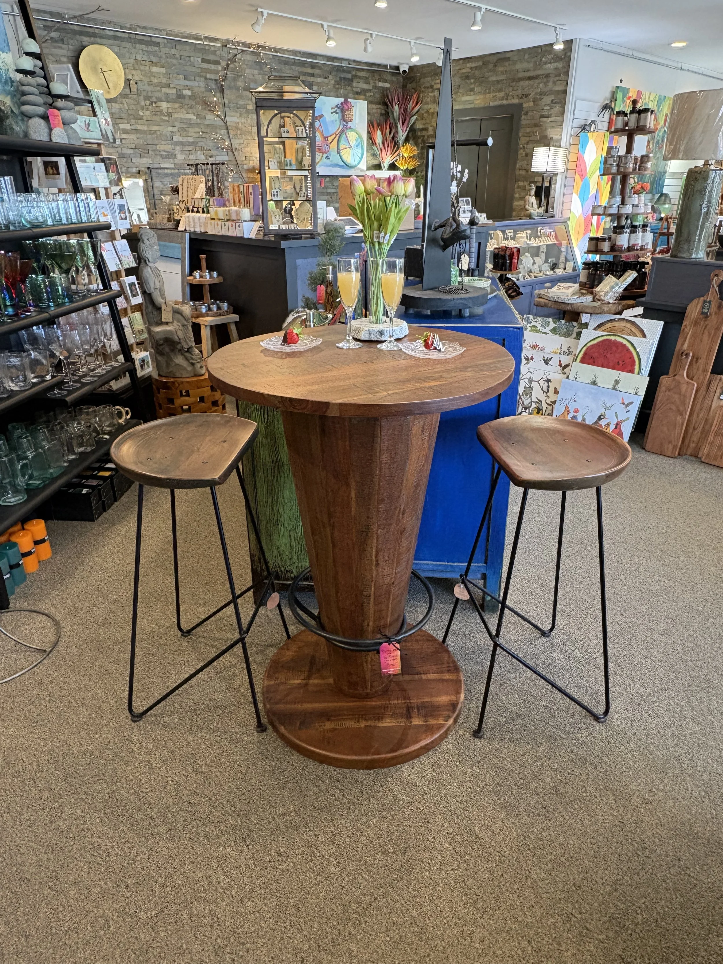 Bistro Bar Table and Stools