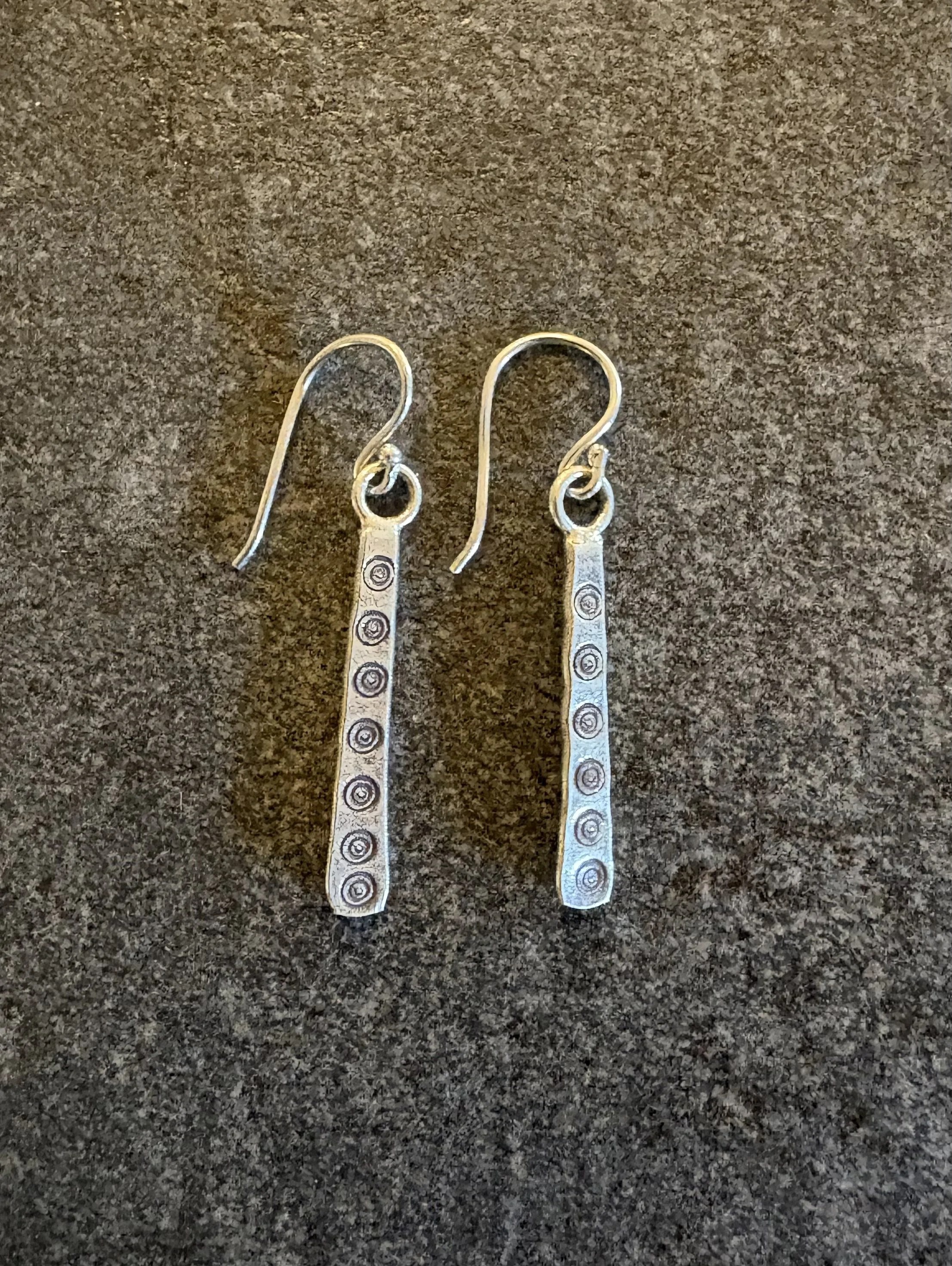 Sterling Silver Stick Earrings