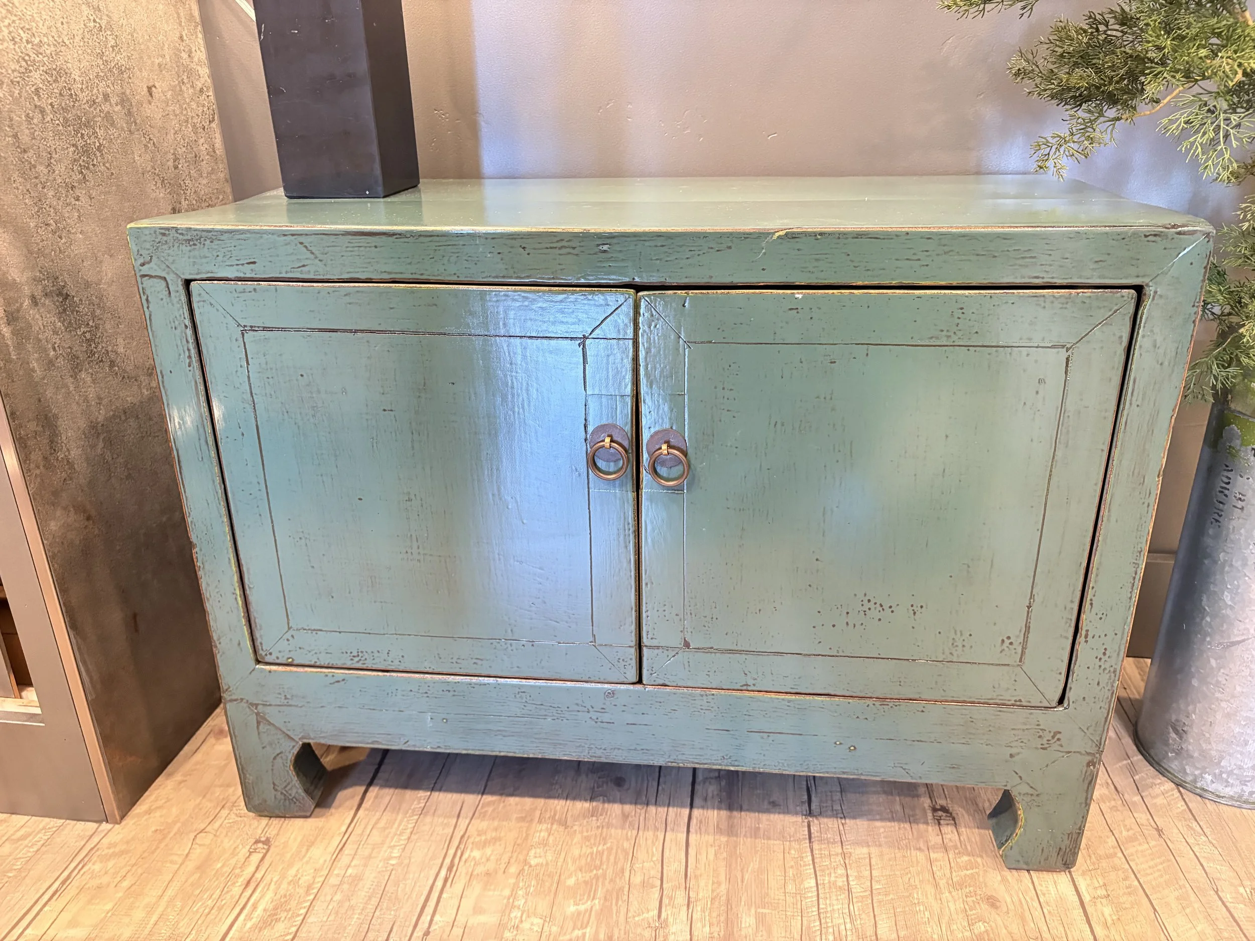 Jade Green Antique Chest