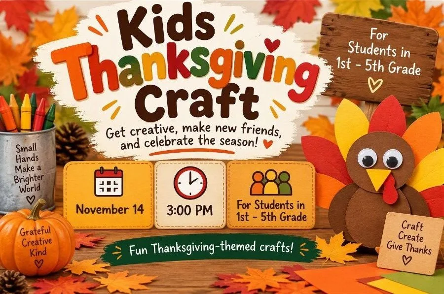 Kids Thanksgiving Craft Party