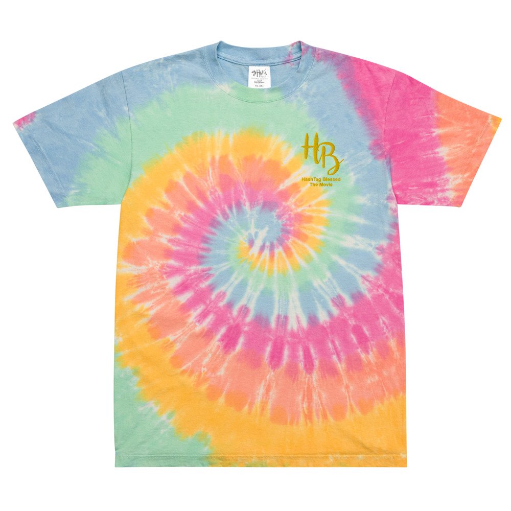 HBTM Oversized tie-dye t-shirt — Hashtag Blessed the Movie