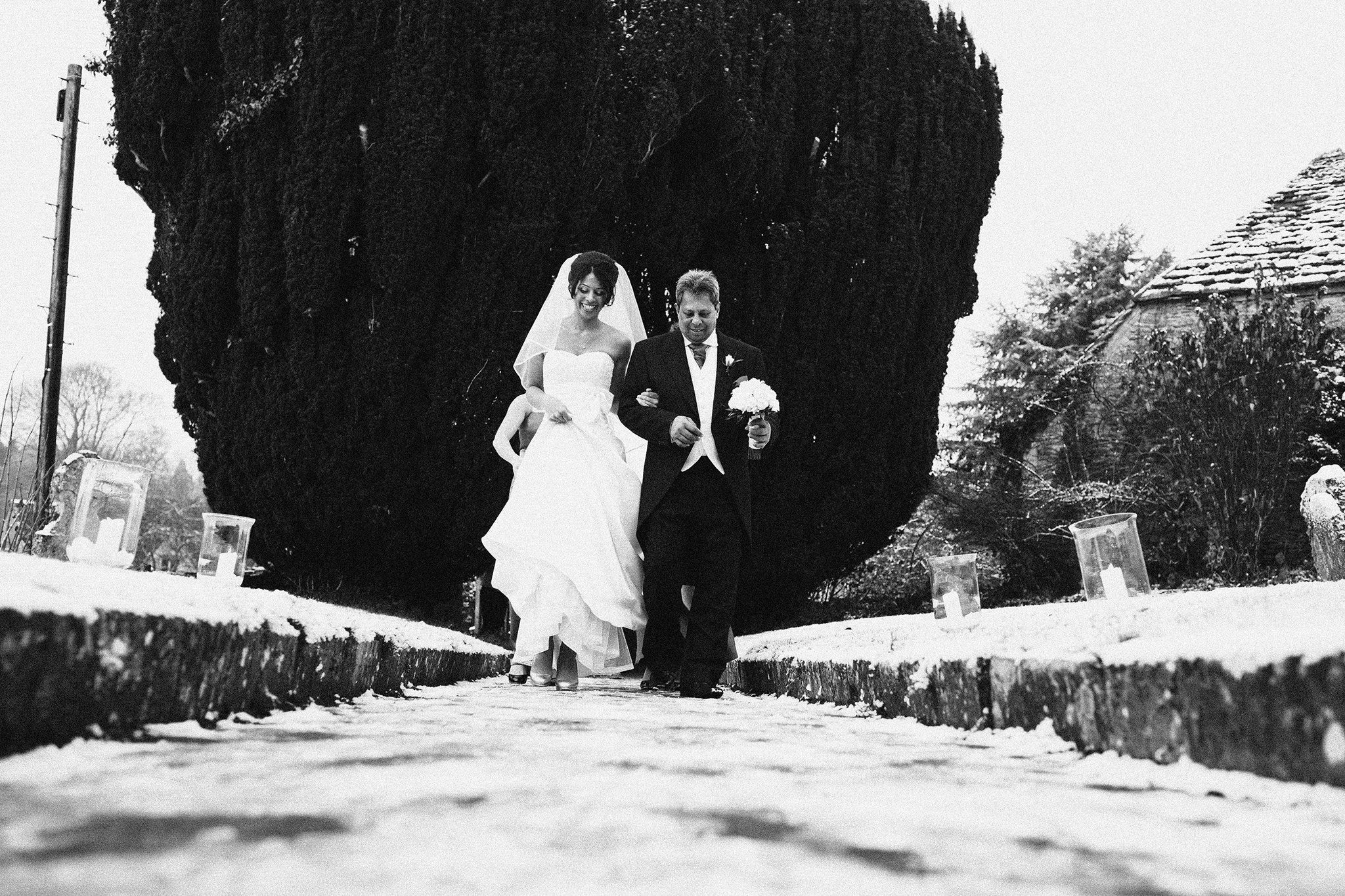 Black and white film photography
