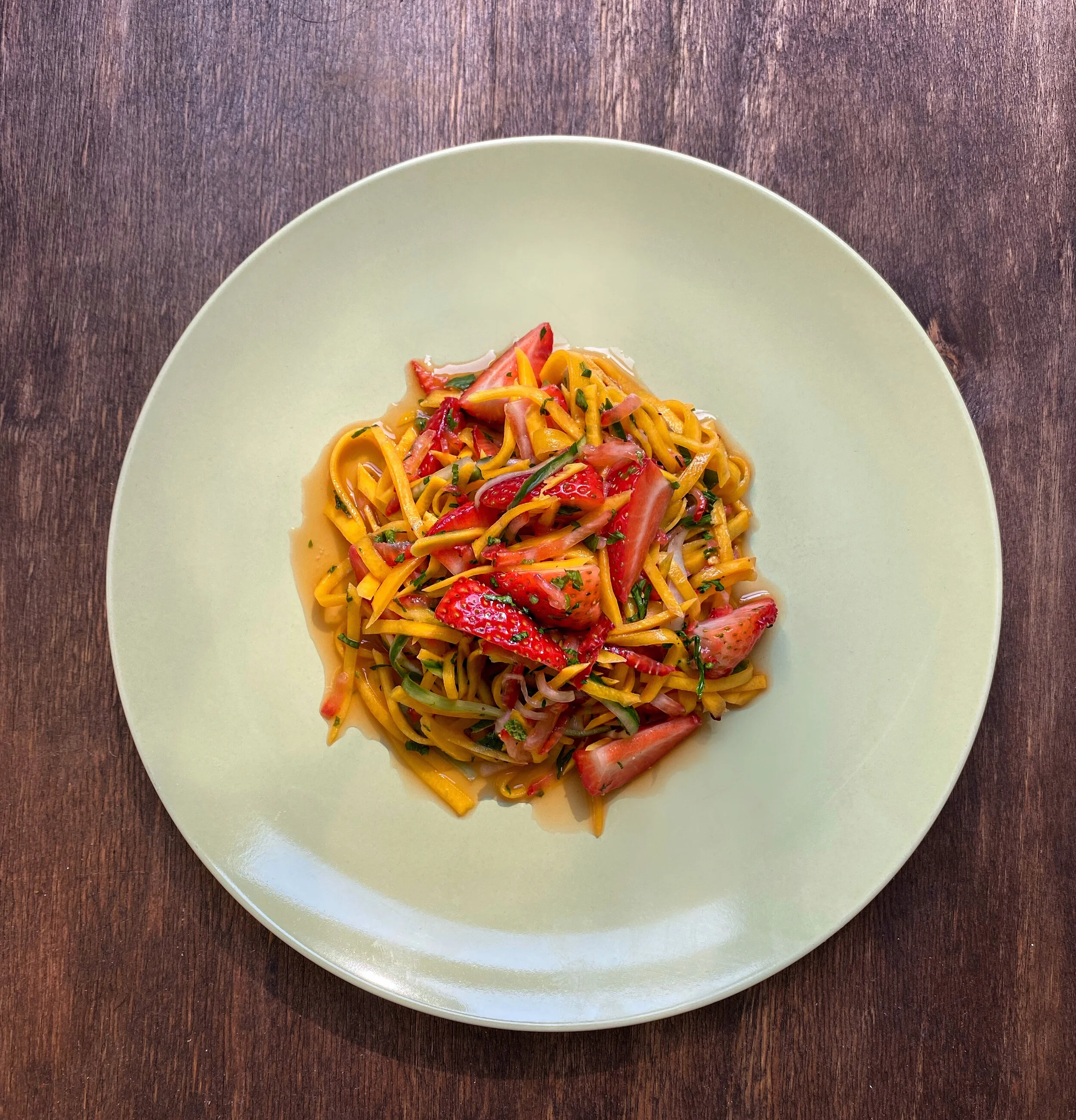 End of Summer Mango Salad 