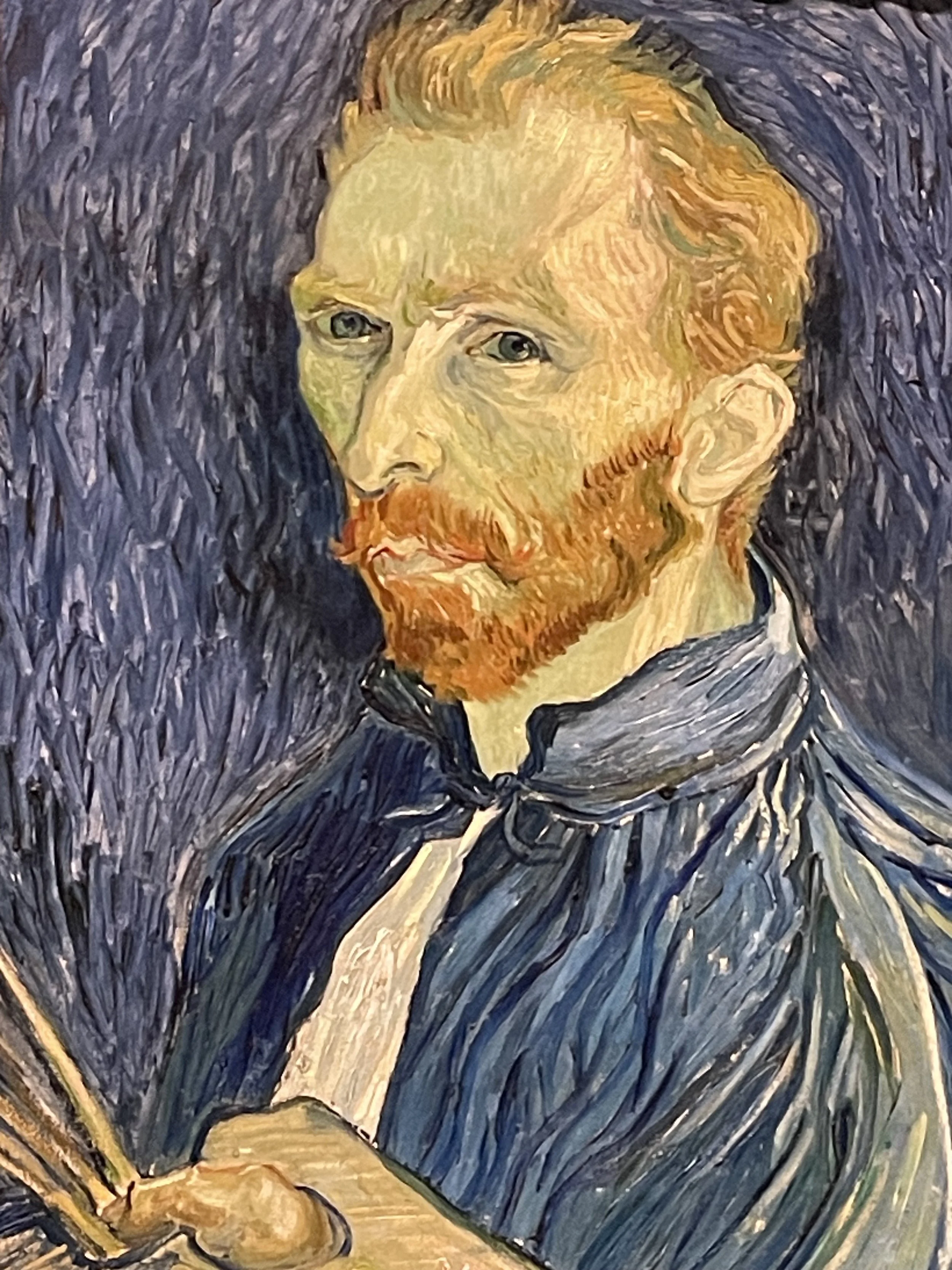 Detail of Self Portrait, 1889