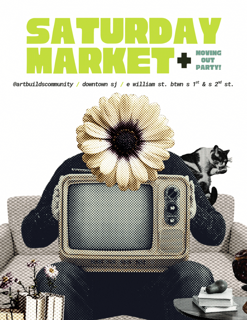 Saturday Market + Moving Out Party!