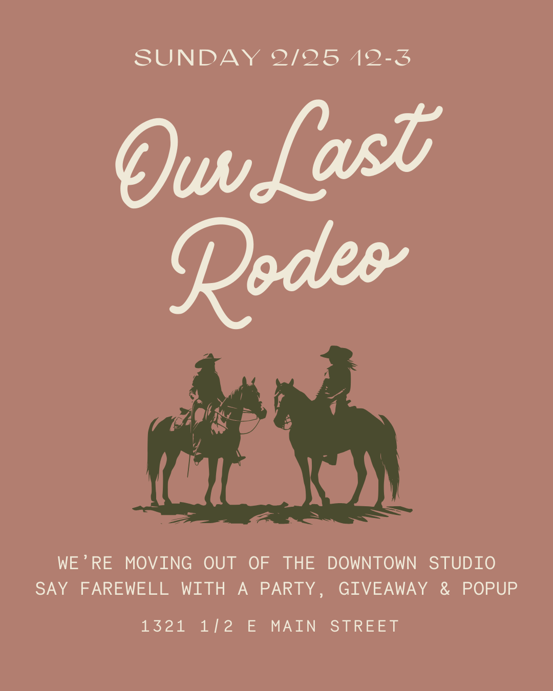 Farewell to the studio party