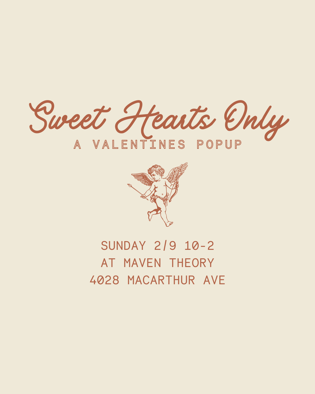 Sweet Hearts Only: Valentine's popup