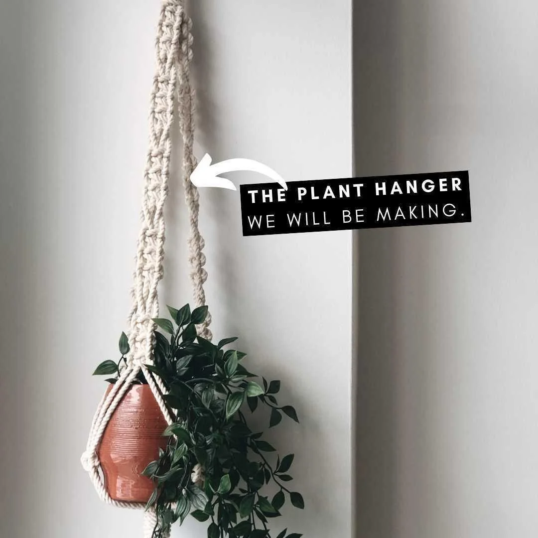 9/18 Macramé Plant Hanger Workshop