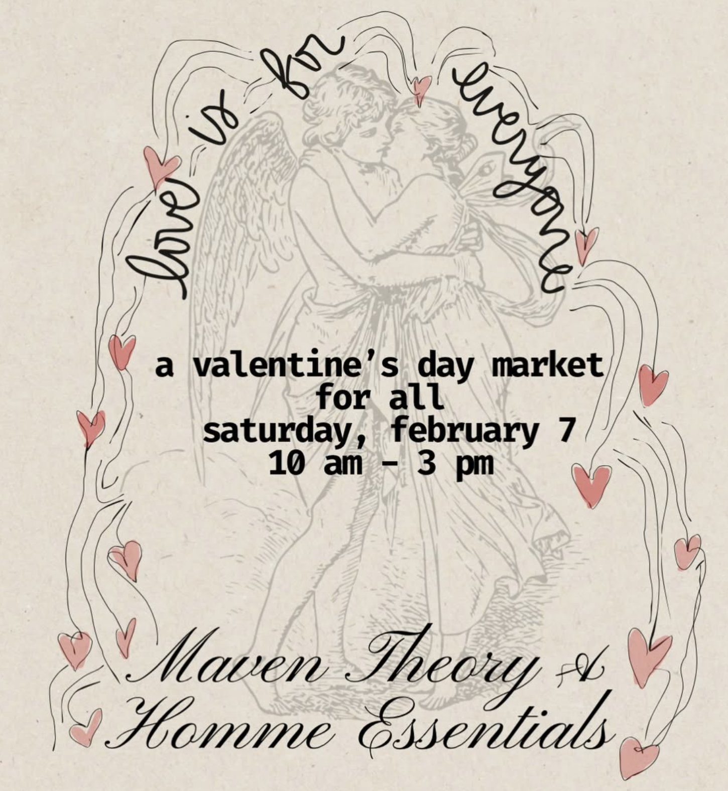 2/7 love is for everyone | valentine's market