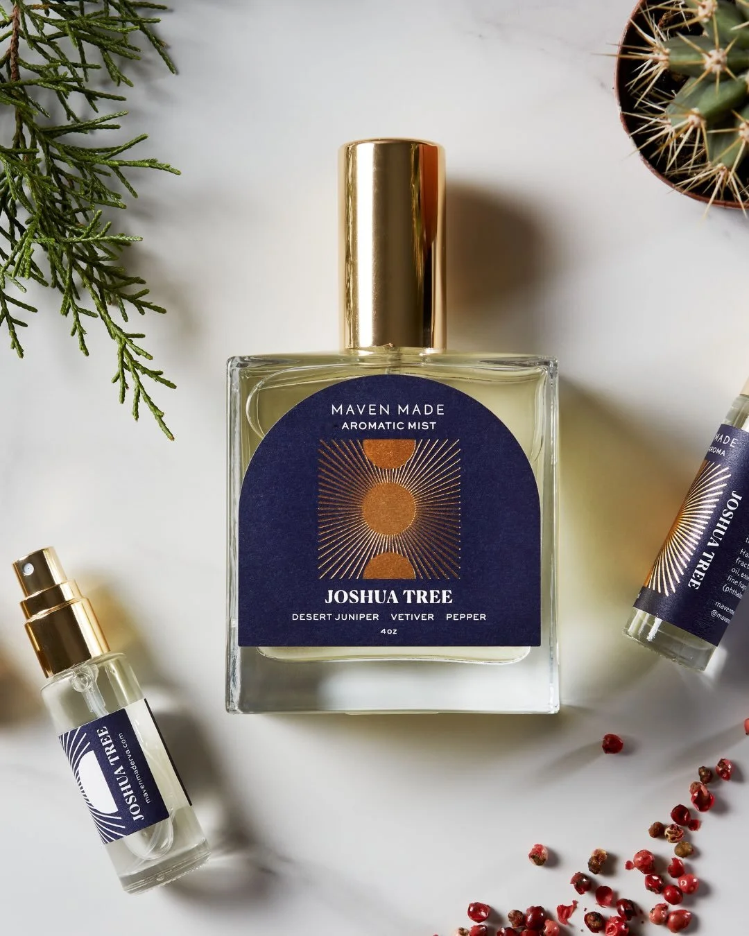 I can&rsquo;t go to Joshua Tree all the time, but I certainly tried my best to bottle the aromas of one of my favorite places on planet earth.🌵

Joshua tree is invigorating, warm, and slightly spicy without being overly bold. Notes of sharp desert j