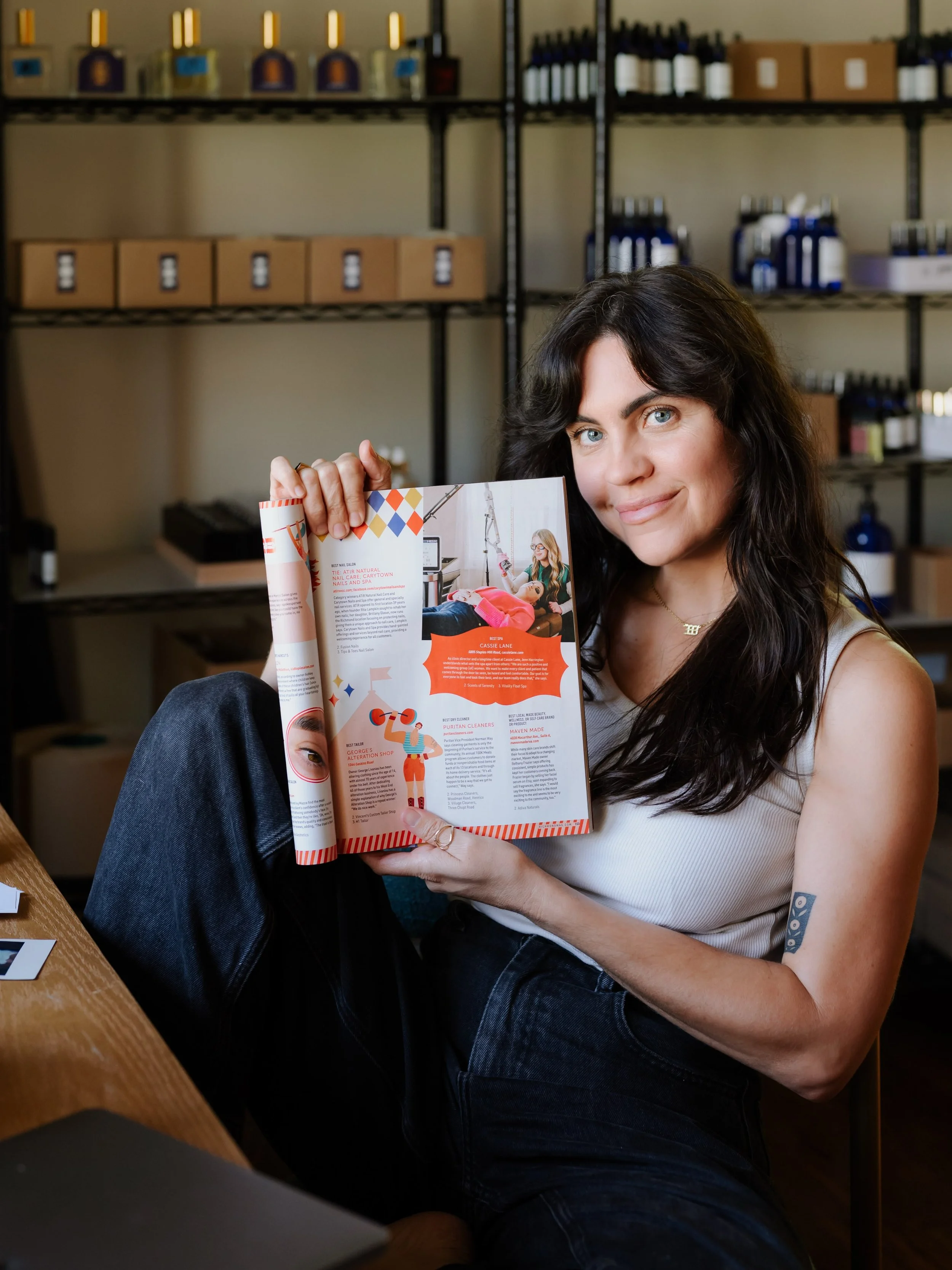 Hey Richmond, thank you for this recognition in @richmondmag latest &ldquo;best of&rdquo; issue.

Over a decade ago, Maven Made began from the  foundation of curiosity. Being able to do what I was born to do in this life chapter - make products, writ