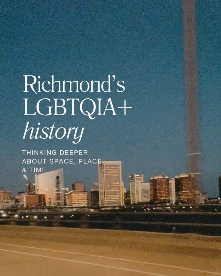 Every year during Richmond Pride, I resurface this post. I almost forgot about it until I saw a bigot whining in @rvamag comments about Pride weekend, so thanks for the reminder! 

Here&rsquo;s a look at some of Richmond&rsquo;s queer history, landma