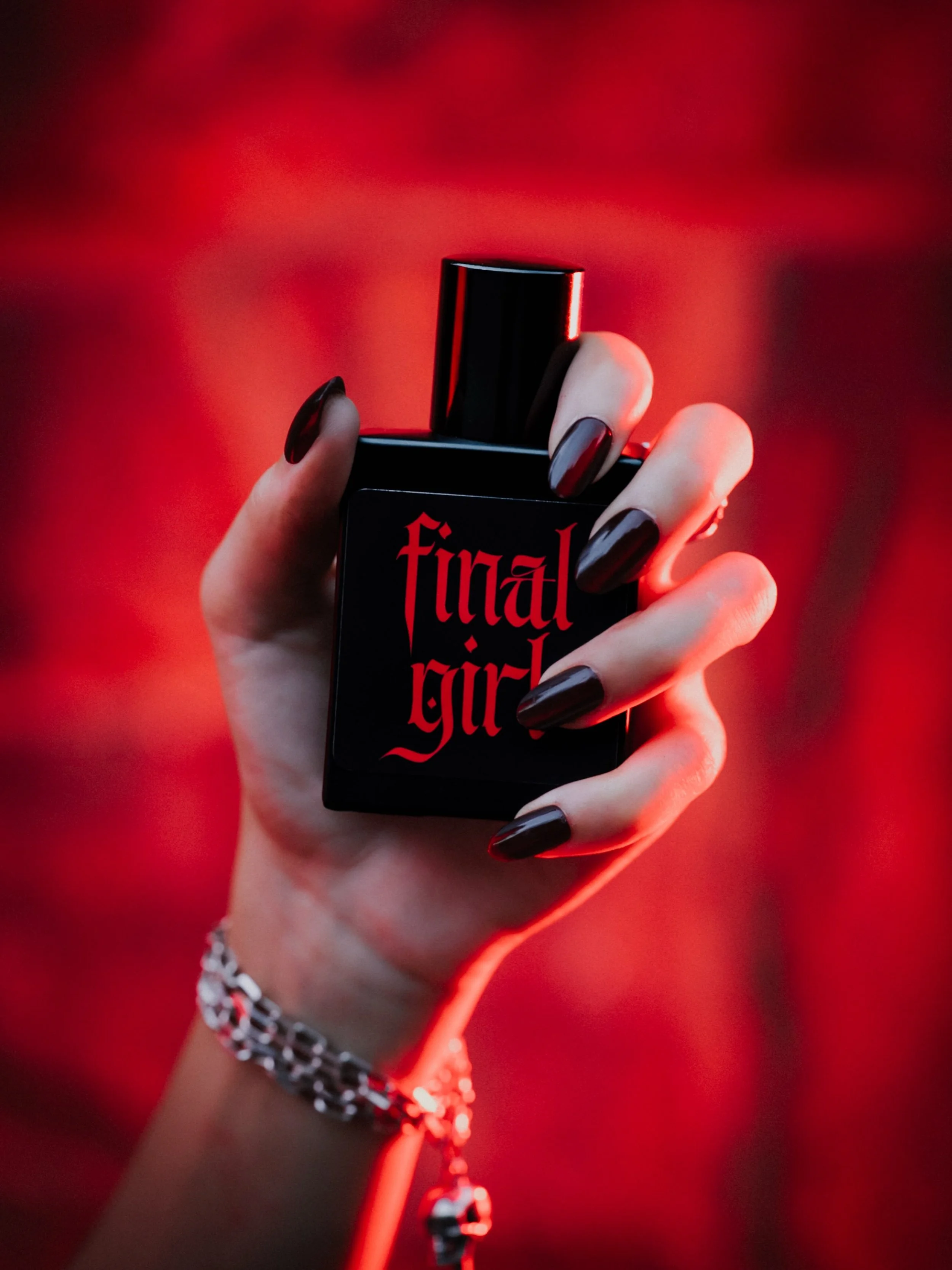 It&rsquo;s officially Final Girl Season. October takeover begins now.

She&rsquo;s seen the sequels.
She&rsquo;s heard the floorboards creak, and she&rsquo;s definitely not checking the basement.

The Final Girl perfume is an aromatic tribute to the 
