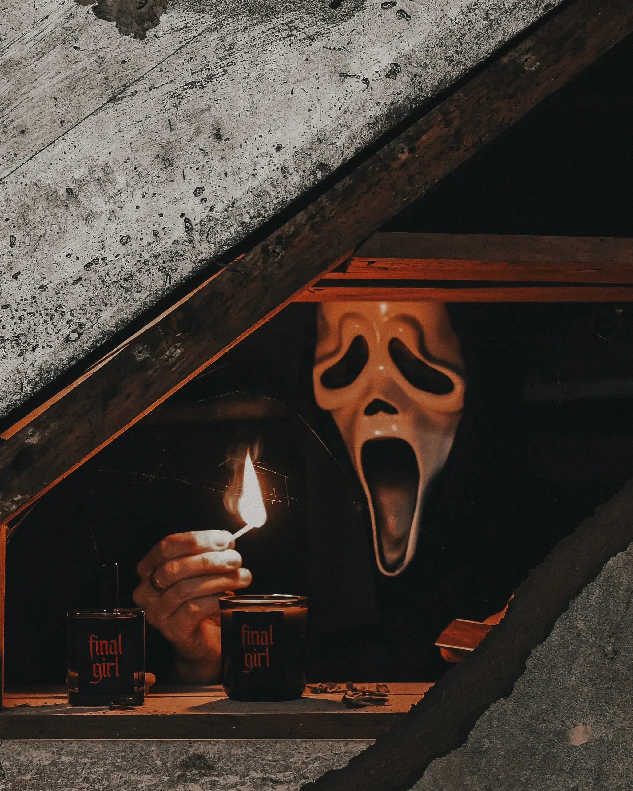 They&rsquo;re hereeeee 🕯️❤️&zwj;🔥

The Final Girl candle is back! Handpoured locally by @sun.theory, it boasts notes of leather, iris, tonka, musk and raspberry. It&rsquo;s dark, smoldering and a touch sweet - perfect for a horror movie marathon ni