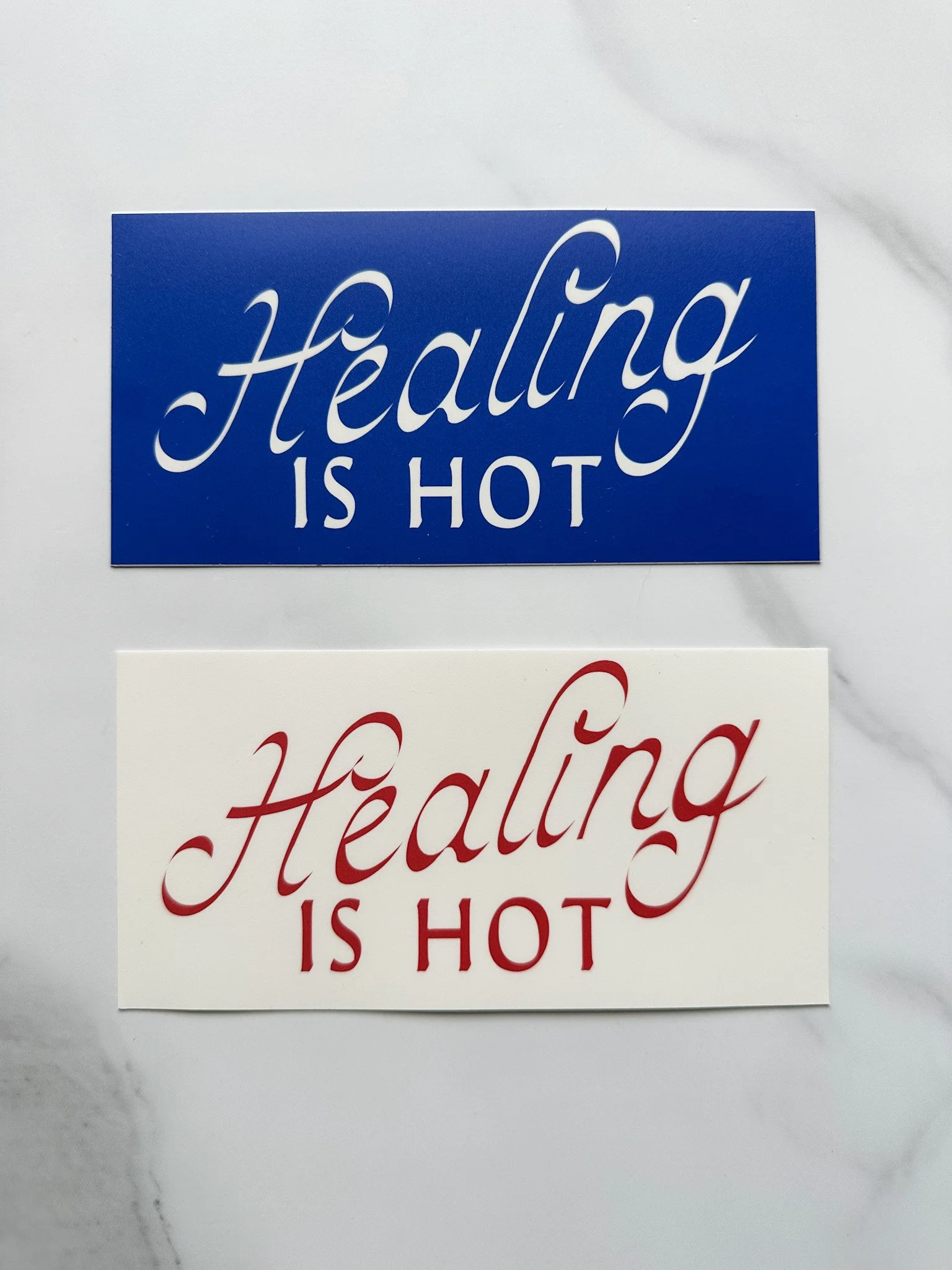 Healing is Hot bumper stickers.jpg