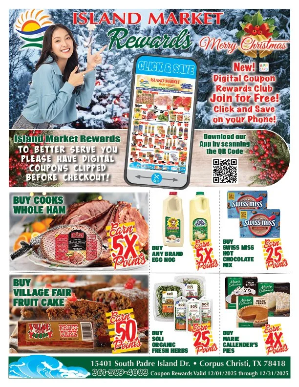 Island Market Rewards Flyer