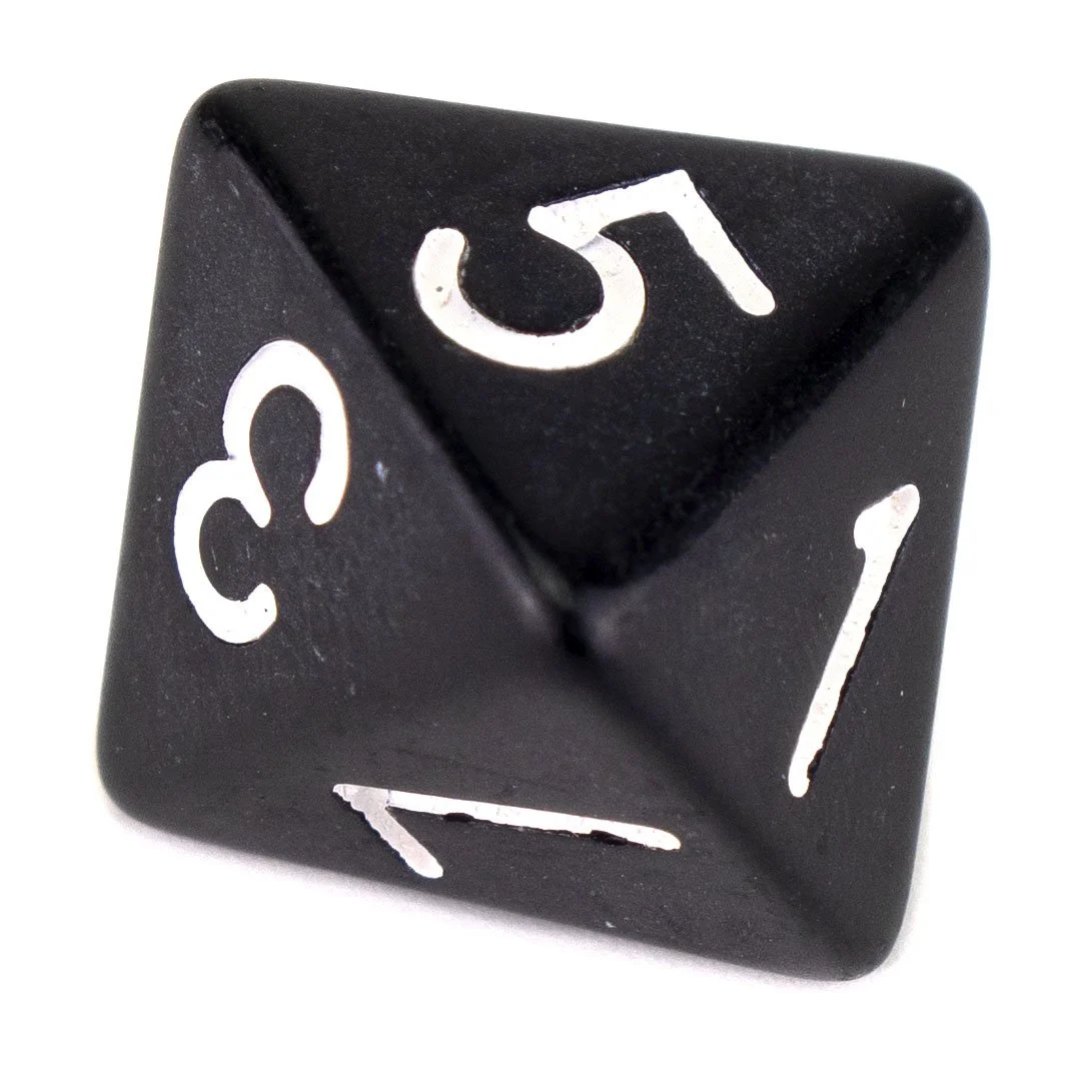 D8 Dice Skew Black — PaintedLegions