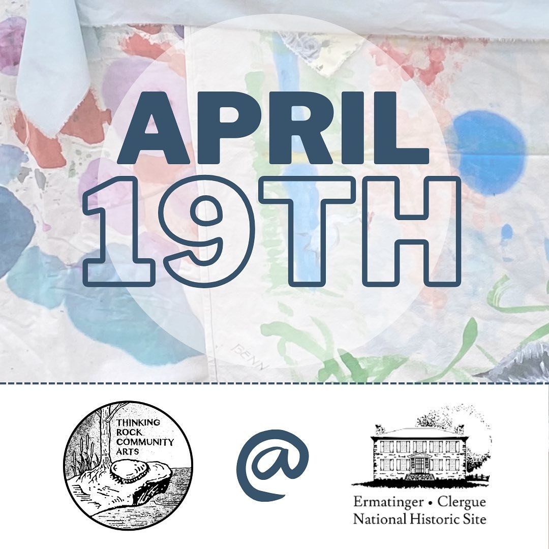 Looking for some Friday PD Day fun? Look no further!
.
This Friday, April 19th, join us as we host not one, but TWO artmaking sessions at the Ermatinger-Clergue National Historic Site (ECNHS) (800 Bay Street, Sault Ste. Marie, ON)!
.
Come by in the m