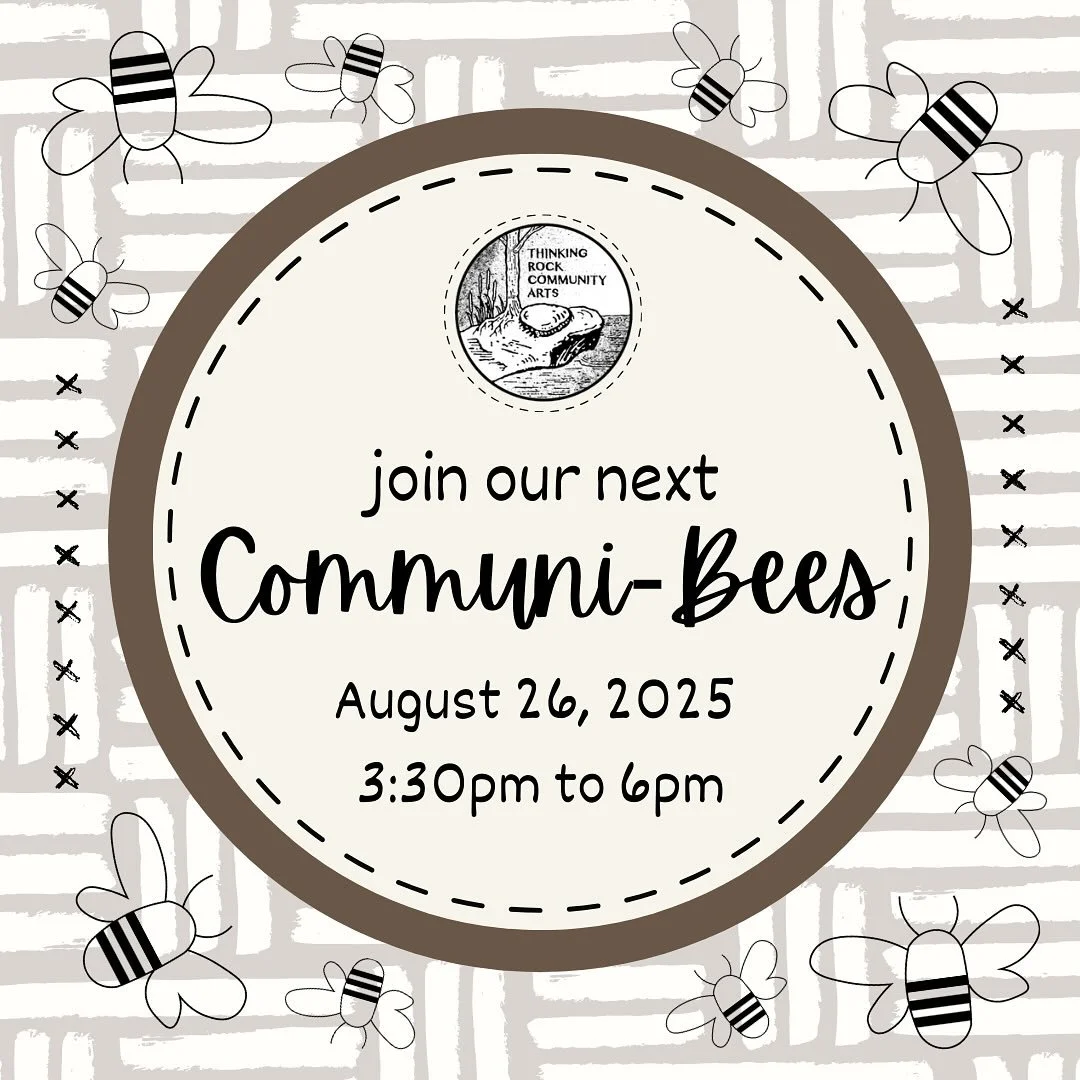 It&rsquo;s time for our last Communi-Bee of the summer!
.
Join us @ TRHQ today/this Tuesday, August 26th from 3:30pm to 6pm. We&rsquo;ll be working together to finish some of our Social Fabrics-in-process - including our UFO Blanket project - and ref