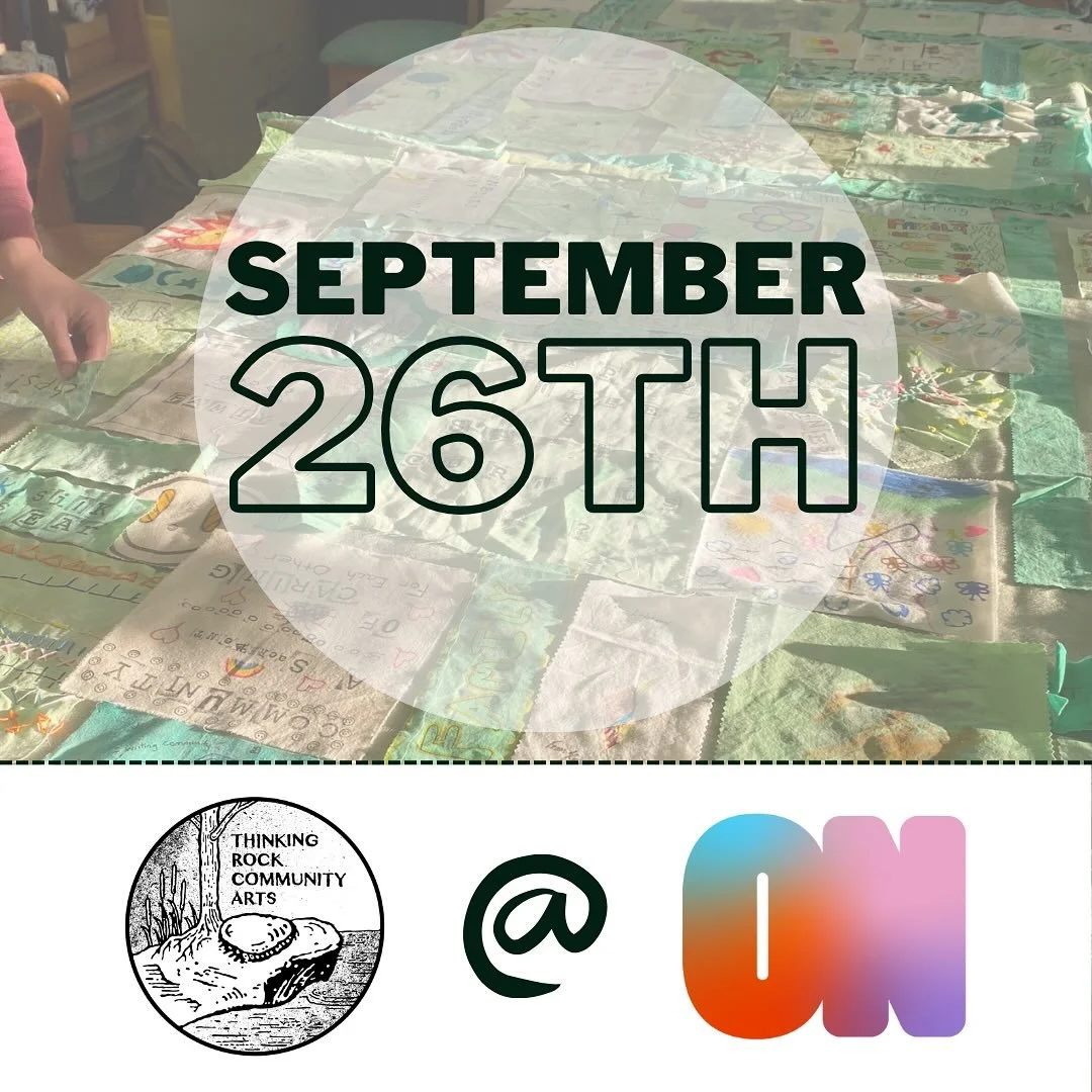Find the Thinking Rock Community Arts team at the Ermatinger Clergue National Historic Site&rsquo;s (ECNHS) (800 Bay Street, Sault Ste. Marie, ON) 2025 Rendezvous Event on Friday, September 26th from 10am to 2pm! We&rsquo;ll be there, celebrating Cul
