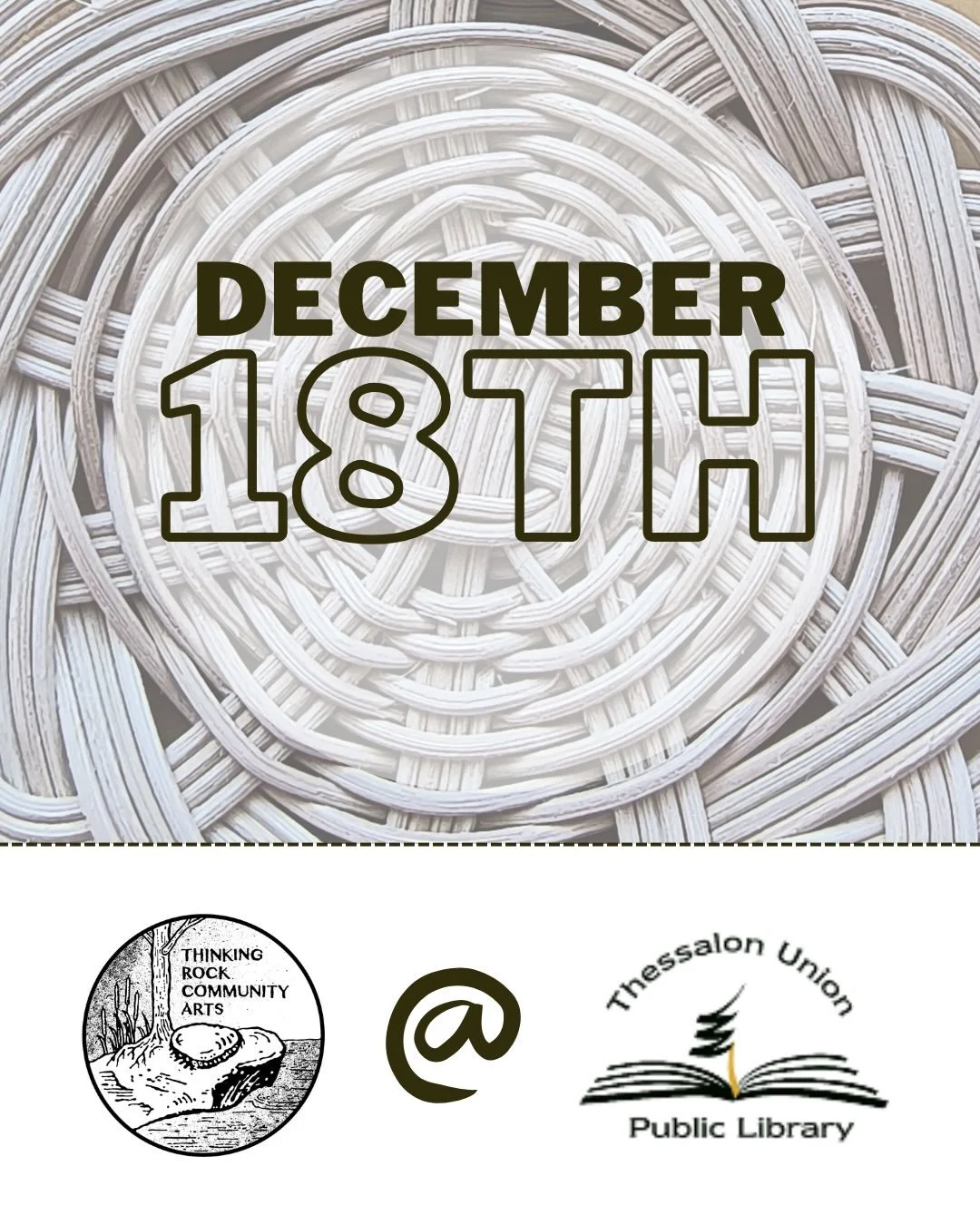 We&rsquo;re excited for our next program at the Thessalon Public Library! We&rsquo;ll be back there (187 Main St., Thessalon) on Thursday, December 18th from 4pm to 6pm for our next Social Fabric drop-in.
.
We&rsquo;ll be bringing some hands-on activ