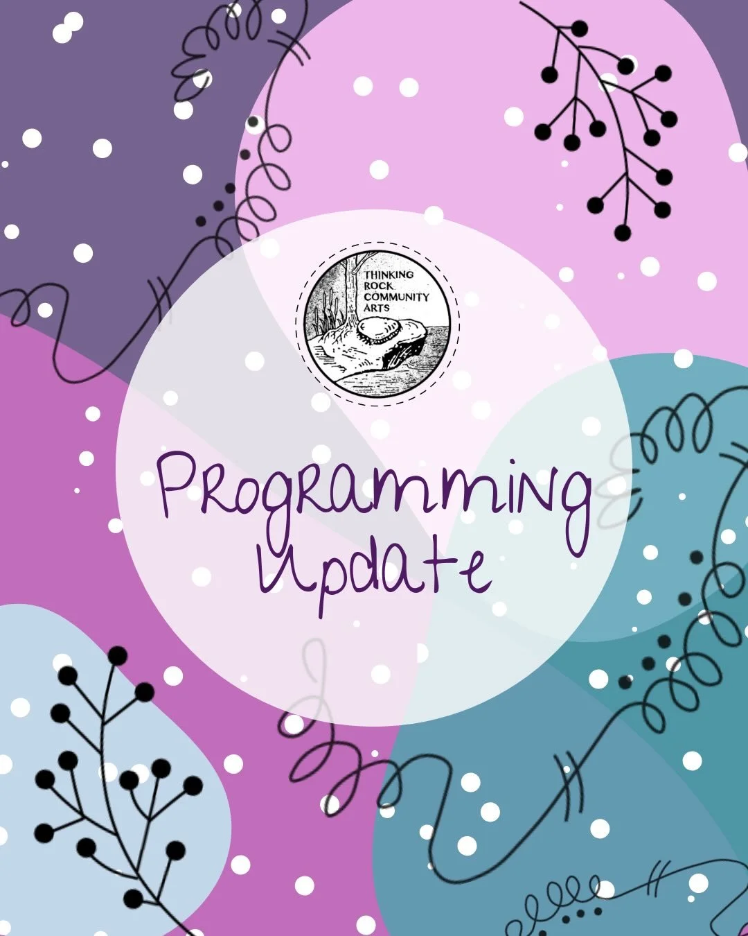 *Programming Update - New Dates!*
.
After a short break, we&rsquo;re back at TRHQ with a fresh Winter program update ❄️💙🧵🪡🩵
.
We&rsquo;ve got programming planned that will keep you creatively connected, and making in all ways artful and heartful,