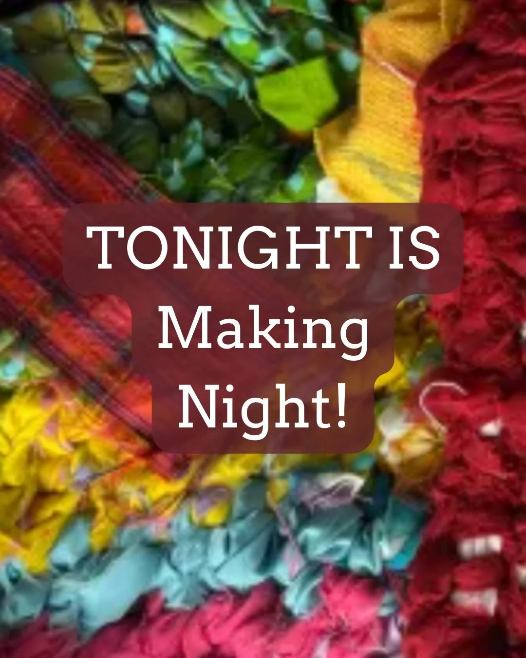 Join tonight&rsquo;s (Tuesday, January 27th) HYBRID Making Night! Our first of 2026, we&rsquo;ll gather from 6:30pm to 8pm to reflect on what it means to &ldquo;weave new ways.&rdquo;
.
Perhaps you&rsquo;ve started the new calendar year by setting go