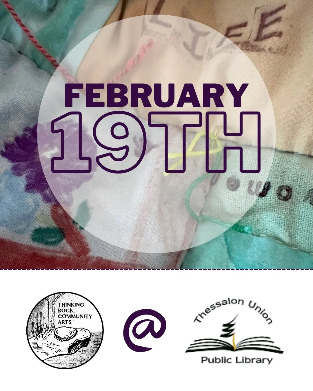 We&rsquo;re looking forward to our time at Thessalon Public Library this week! Join us there (187 Main St., Thessalon) on Thursday, February 19th from 4pm to 6pm for our next Social Fabric drop-in.
.
We&rsquo;ll be bringing some hands-on activities t