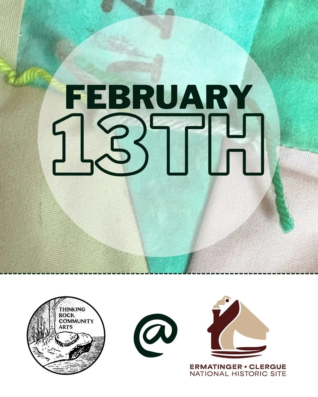 We&rsquo;re excited for our upcoming programming at the Ermatinger Clergue National Historic Site! We&rsquo;ll be back there (800 Bay Street, SSM, ON) on Friday, February 13th from 2pm to 4pm for our next Social Fabric drop-in.
.
We&rsquo;ll be bring