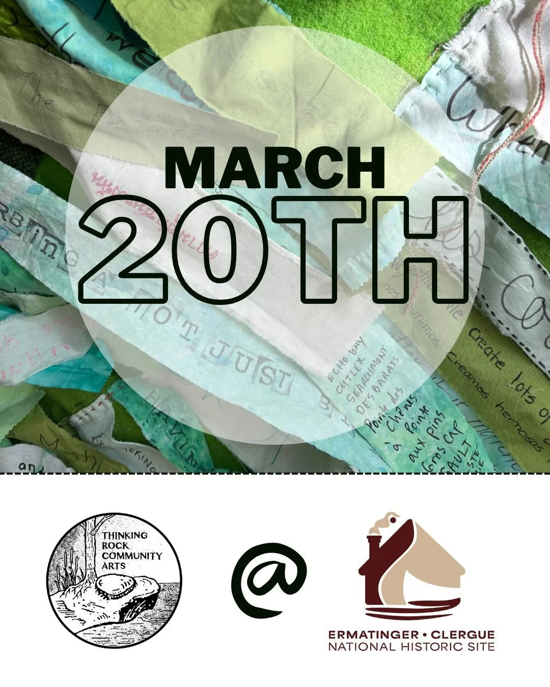 We&rsquo;re excited for our upcoming programming at the Ermatinger Clergue National Historic Site! We&rsquo;ll be back there (800 Bay Street, SSM, ON) on Friday, March 20th for TWO March Break drop-in sessions - the first from 10am to 12pm, and the s