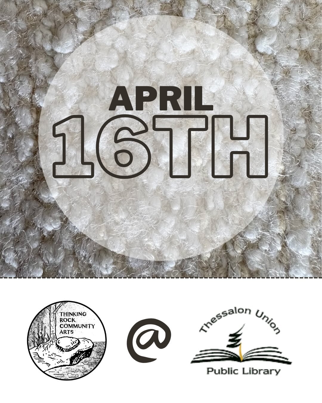 We&rsquo;re looking forward to our next visit to the Thessalon Public Library! Join us there (187 Main St., Thessalon) on Thursday, April 16th from 4pm to 6pm for an all-ages, after-school Social Fabric drop-in.
.
We&rsquo;ll be bringing some hands-o