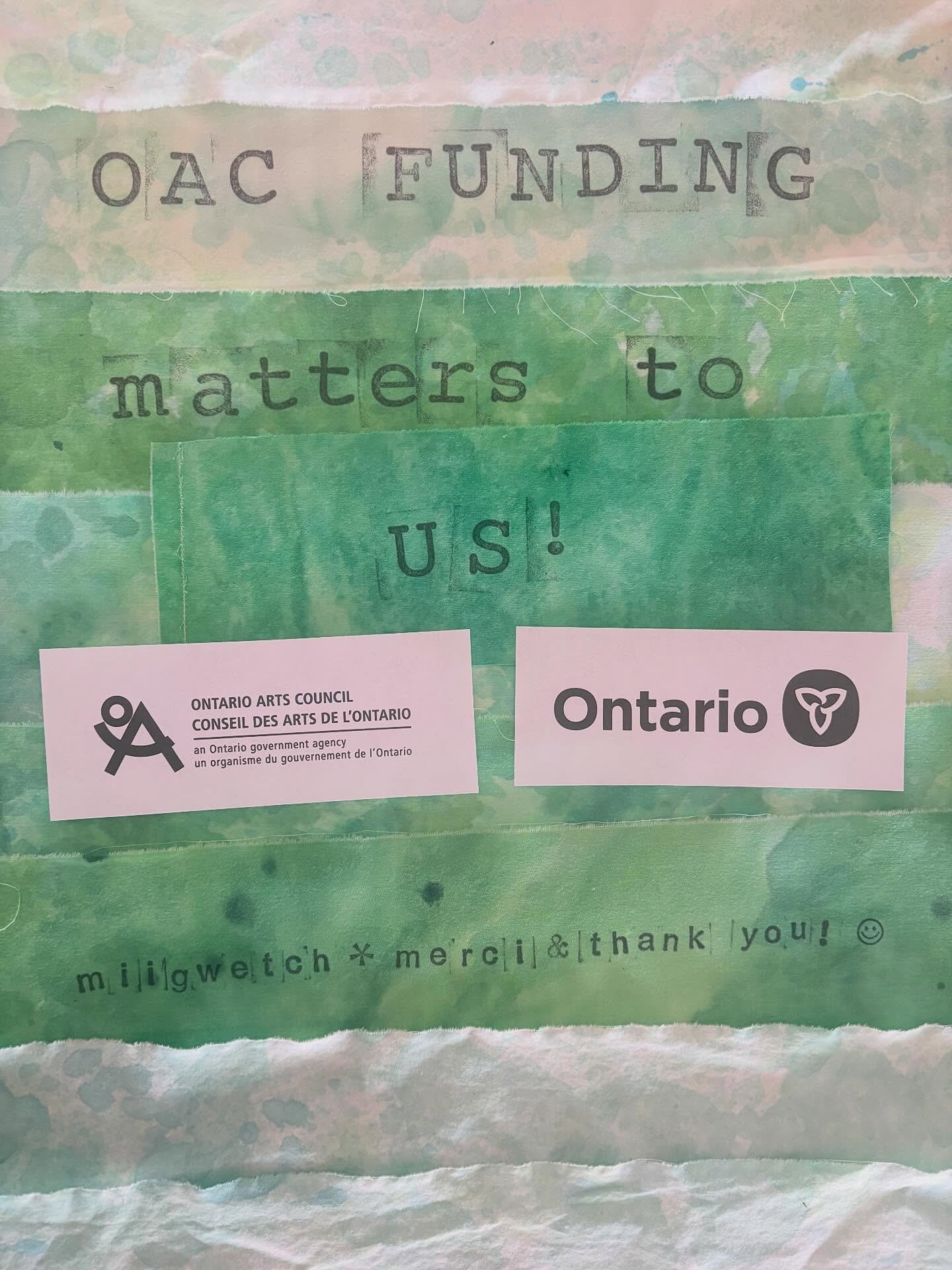 The Ontario Arts Council (OAC) has been a key funder and supporter of our work at Thinking Rock Community Arts since our earliest efforts &mdash; 14 years ago!
.
We are proud and grateful recipients of OAC Project and Operating support that enables u