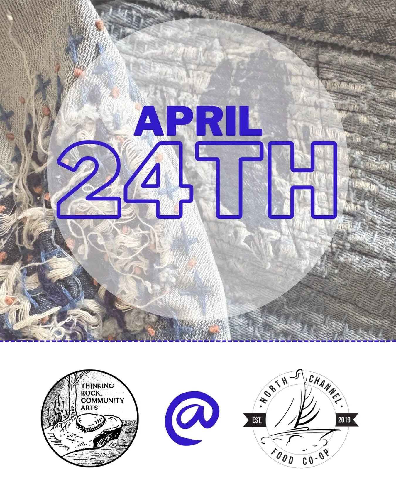 📣 Coming up on Friday, April 24 from 6pm to 8pm - part of Earth Week! - our AD, @mirpy_doo will be hosting a special Mending Night with members of the North Channel Food Co-Op - and you&rsquo;re invited to join us (email info[at]thinkingrock[dot]ca 