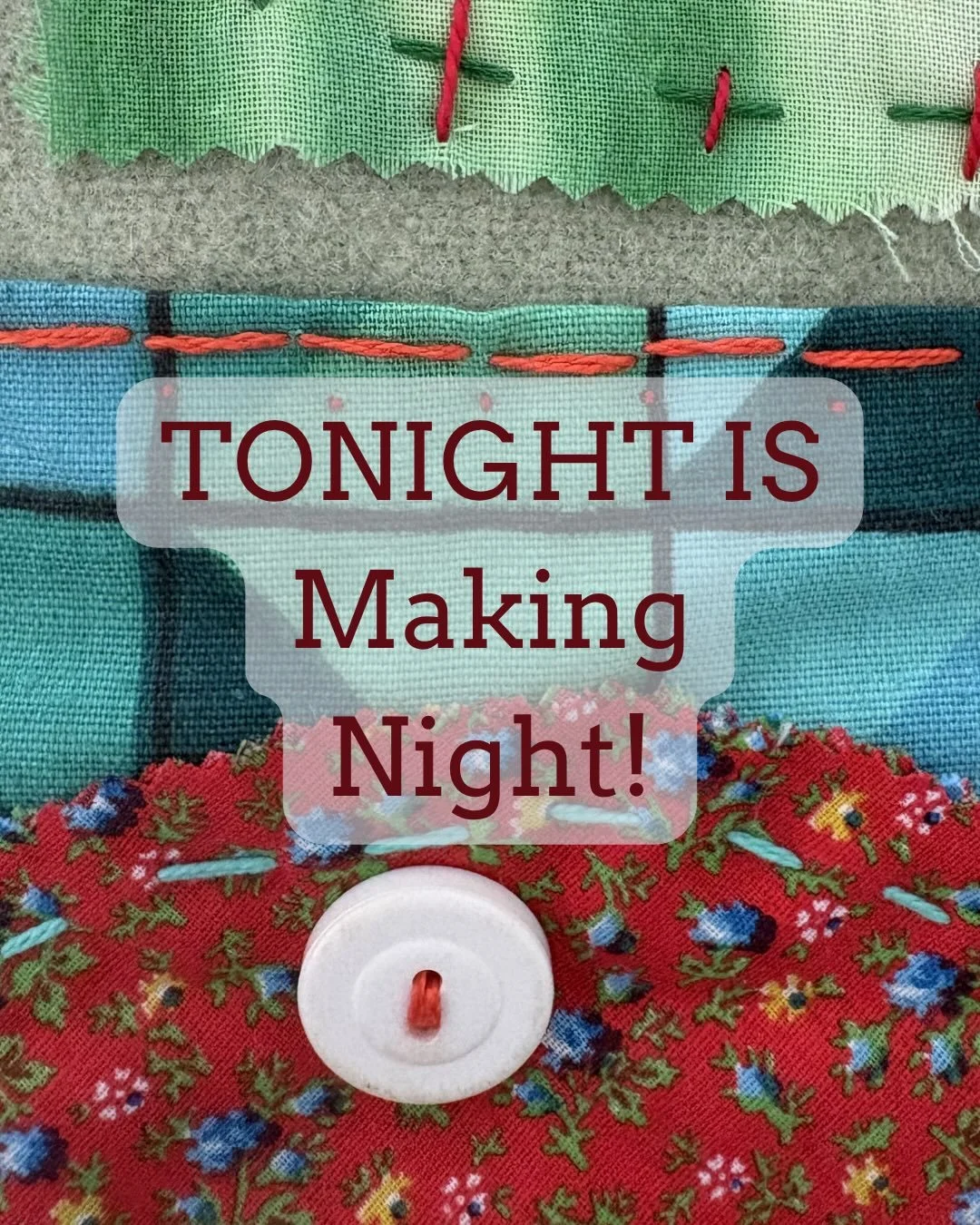 We&rsquo;re back from Spring Break - join us for Making Night tonight (Tuesday, May 5th), from 6:30pm to 8pm!
.
At tonight&rsquo;s Making Night, we&rsquo;ll reflect a bit together on a few short passages of Nicole Nehrig&rsquo;s book, &ldquo;With Her