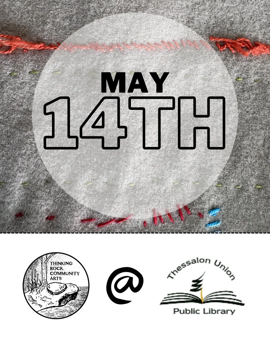We&rsquo;re looking forward to our next visit to the Thessalon Public Library! Join us there (187 Main St., Thessalon) on Thursday, May 14th from 4pm to 6pm for an all-ages, after-school Social Fabric drop-in.
.
We&rsquo;ll be bringing some hands-on 