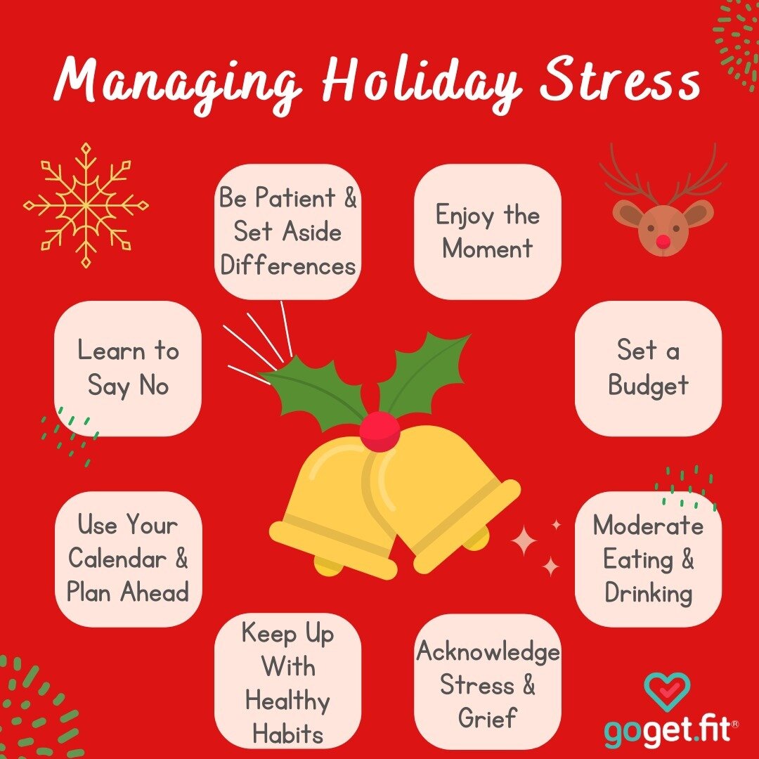 Managing holiday stress is an annual test for some folks. Here are a few easy things you can do to lighten your load: https://www.goget.fit/blog/managing-holiday-stress
.
.
.
.
.
.
#newyearnewyou #resolution #newyearsresolution #holidaystress #stress