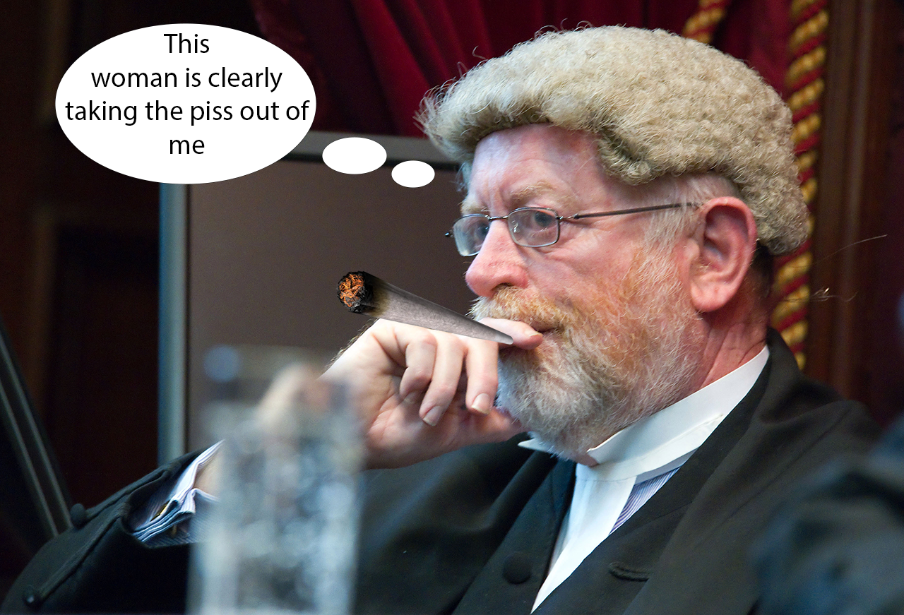 Kinsale women takes the piss out of judge Sean Ó Donnabháin