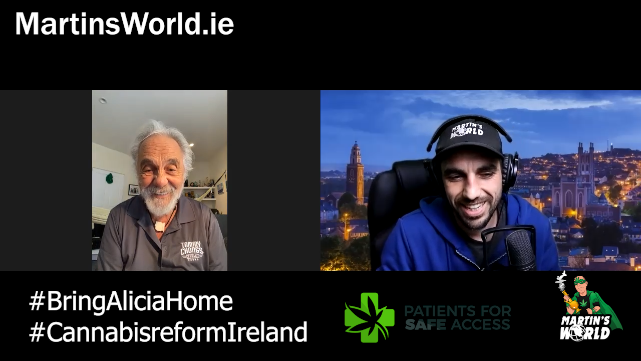 Tommy Chong calls on the Irish government to do the right thing and legalise Cannabis