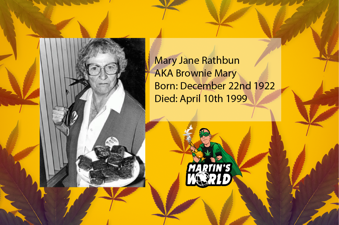 Protest held in Cork city in honor of Mary Jane Rathbun aka Brownie Mary