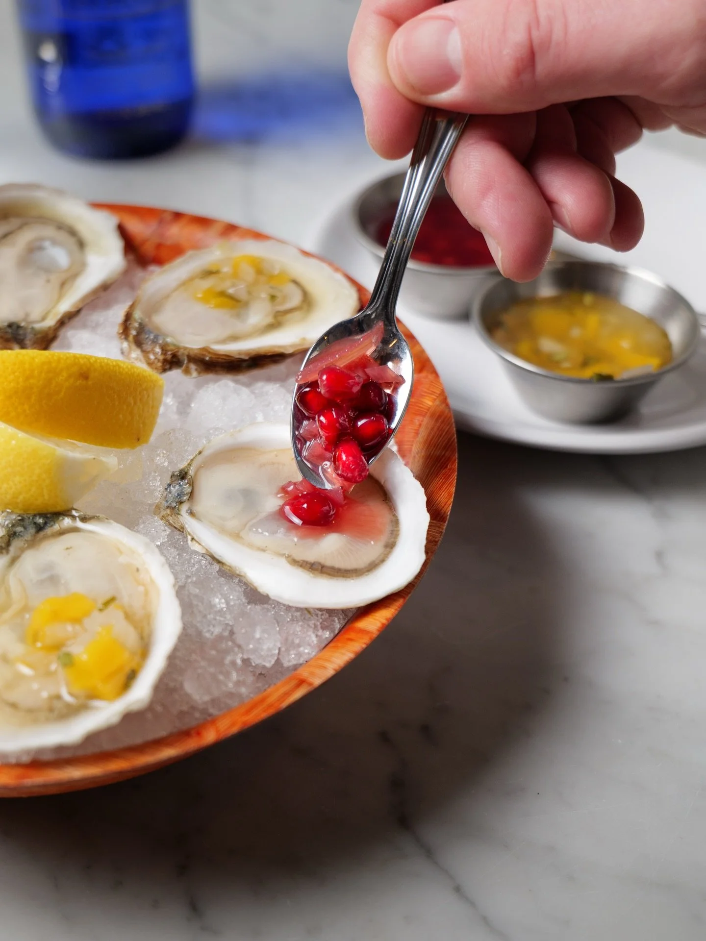 Briny oysters meet a burst of pomegranate. Clean, bright, and unexpectedly perfect. Would you try this combo? 🦪✨

📍1802B NY-28
Woodstock, NY 12498
